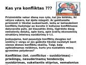 Konfliktai. Konfliktų sprendimo būdai 2 puslapis