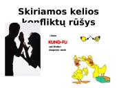 Konfliktai. Konfliktų sprendimo būdai 4 puslapis