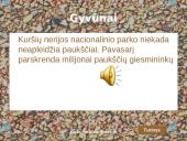 Kuršių nerijos nacionalinis parkas - klimatas, geologija, saugomos vietos, fauna bei flora 8 puslapis