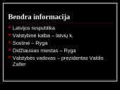 Latvija, bendra informacija 4 puslapis