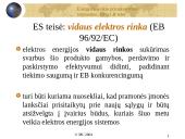 Lietuvos energetikos ūkio privatizavimas: tarptautinė, Europos sąjungos ir Lietuvos respublikos teisė 11 puslapis