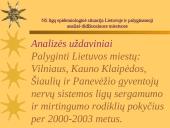 Nervų sistemos (NS) ligų epidemiologinė situacija Lietuvoje ir palyginamoji analizė didžiuosiuose miestuose 3 puslapis