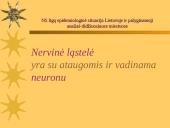Nervų sistemos (NS) ligų epidemiologinė situacija Lietuvoje ir palyginamoji analizė didžiuosiuose miestuose 5 puslapis