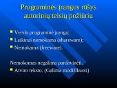 Programinės įrangos ir duomenų teisinis apsaugojimas 8 puslapis