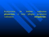 Programinės įrangos ir duomenų teisinis apsaugojimas 9 puslapis