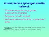 Kompiuterinės programinės įrangos ir duomenų teisinė apsauga 5 puslapis