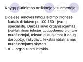 Rašto ir rankraštinės knygos svarba antikinėje visuomenėje 11 puslapis