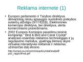 Reklamos teisinis reglamentavimas 18 puslapis