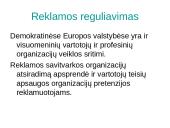 Reklamos teisinis reglamentavimas 5 puslapis