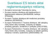 Reklamos teisinis reglamentavimas 6 puslapis