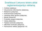 Reklamos teisinis reglamentavimas 7 puslapis