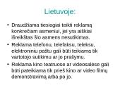 Reklamos teisinis reglamentavimas 10 puslapis