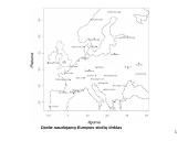 Sąryšis tarp NAO ir temperatūros bei kritulių kiekio Europoje (žiemos sezonu) laiko atžvilgiu 6 puslapis