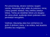 Vaizdinės priemonės. Skaidrių parengimas 15 puslapis