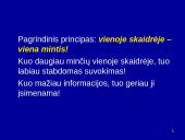 Vaizdinės priemonės. Skaidrių parengimas 8 puslapis