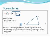 Vektoriai. Trikampio savybė 5 puslapis