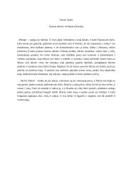J. Apučio kūrinio "Šunelis alksnio viršūnėje" ištraukos analizė