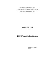 TCP/IP protokolų rinkinys 1 puslapis