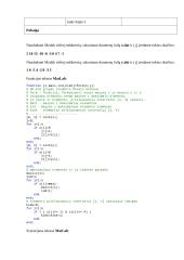 Programavimas MatLab terpėje. Veiksmai su masyvais 3 puslapis