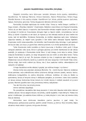 Jausmo išaukštinimas romantikų kūryboje