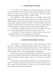 Dokumentų valdymas: UAB "Maxima LT" 4 puslapis
