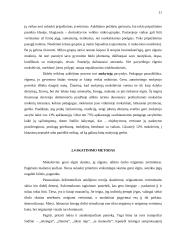 Auklėjimo metodo samprata bei klasifikacijos problema 11 puslapis