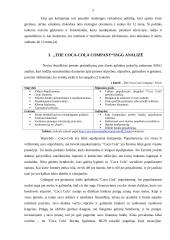 Tarptautinės kompanijos marketingo ypatumai: "The Coca-Cola Company" 5 puslapis