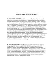 Lietuva po II pasaulinio karo. Partizaninė kova (1945-1953) 3 puslapis