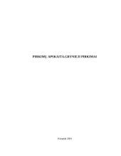 Pirkimų apskaita. Grynieji pirkimai