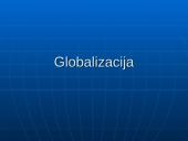 Globalizacija ir globalizacijos plėtra