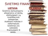 Olandijos ir Lietuvos švietimo politikos lyginamoji analizė 11 puslapis
