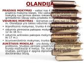 Olandijos ir Lietuvos švietimo politikos lyginamoji analizė 9 puslapis