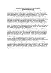 S. Nėris "Ar žiburėlis lauks"