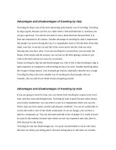 Advantages and disadvantages of traveling 4 puslapis