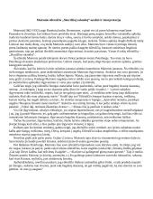 Maironis "Skurdžioj valandoj"