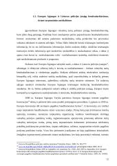 Tarptautinio policijos bendradarbiavimo tendencijos, Lietuvai istojus į Europos Sąjungą (ES) 12 puslapis