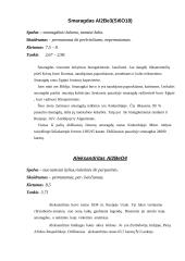 Brangakmenių klasifikavimas 6 puslapis