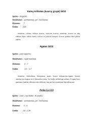 Brangakmenių klasifikavimas 8 puslapis