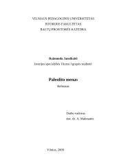 Paleolito menas