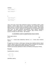 Tiesinių lygčių sprendimas, atvirkštinės matricos metodu su programa MathCad 4 puslapis