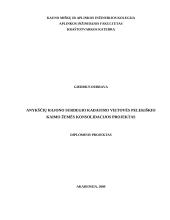 Anykščių rajono Surdegio kadastro vietovės Pelekiškio kaimo žemės konsolidacijos projektas