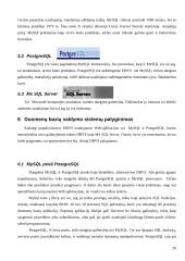 Duomenų bazių taikymas VGTU internetiniame tinklapyje 16 puslapis