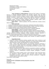 Moksleivių mokyklos nelankymo priežasčių analizė 4 puslapis
