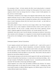 Stereotyping of male and female identities in magazines 2 puslapis