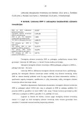 Tiesioginių užsienio investicijų tendencijos Lietuvoje 20 puslapis