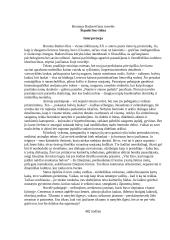 Broniaus Radzevičiaus novelės "Šiąnakt bus šalna" interpretacija