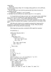 Duomenų kodavimas: RSA 4 puslapis