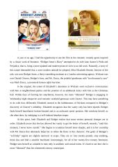 What parallels are there between the two films and their heroines: Pride and Prejudice vs. Bridget Jones’s Diary 2 puslapis