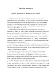 M. Martinaitis "Rauda boružei. Vasaros sapnas"