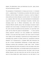 Explain the uneven development of industrialisation in Europe before the outbreak of the First World War in 1914 2 puslapis